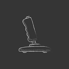 Image showing Joystick. Drawn in chalk icon.