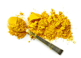 Image showing heap of curcuma powder