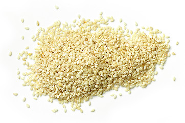 Image showing heap of sesame seeds