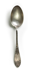 Image showing empty silver spoon