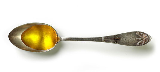 Image showing spoon of cooking oil