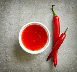 Image showing sweet chili sauce