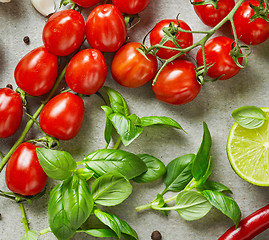 Image showing fresh raw vegetables