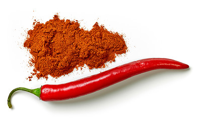 Image showing heap of chili powder