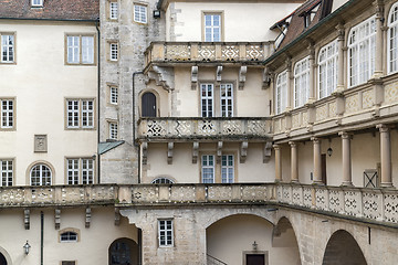 Image showing historic inner courtyard