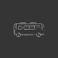 Image showing Bus. Drawn in chalk icon.