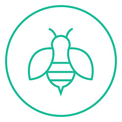 Image showing Bee line icon.