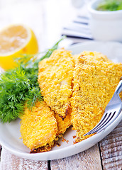 Image showing fried fish