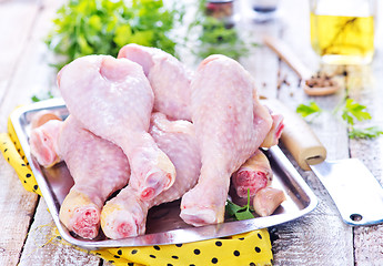 Image showing raw chicken legs