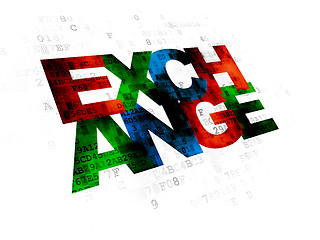 Image showing Banking concept: Exchange on Digital background