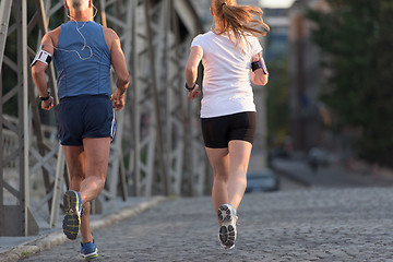 Image showing couple jogging