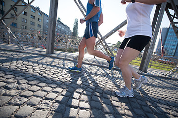 Image showing couple jogging