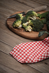 Image showing Green broccoli 