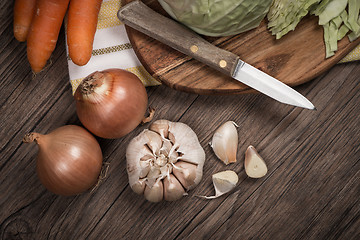 Image showing Vegetables from the garden