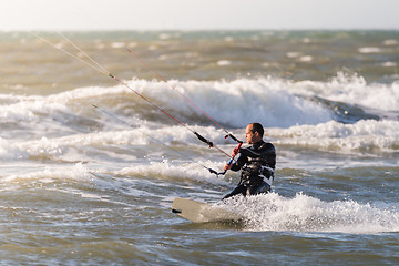 Image showing Kitesurfer 