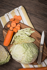 Image showing Vegetables from the garden