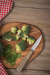 Image showing Green broccoli 