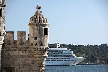 Image showing EUROPE PORTUGAL LISBON TORRE DE BELEM