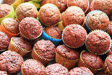 Image showing fresh chocolate desserts