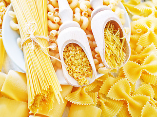 Image showing raw pasta