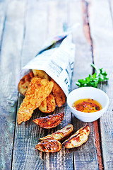 Image showing fish and chips