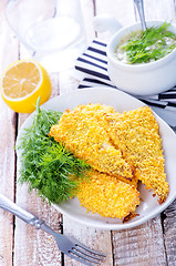 Image showing fried fish