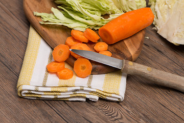 Image showing Vegetables from the garden