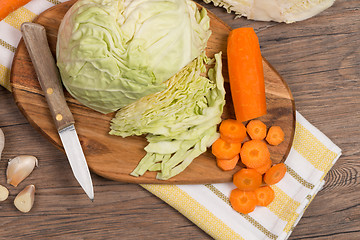 Image showing Vegetables from the garden