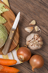 Image showing Vegetables from the garden