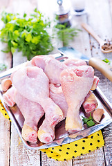 Image showing raw chicken legs