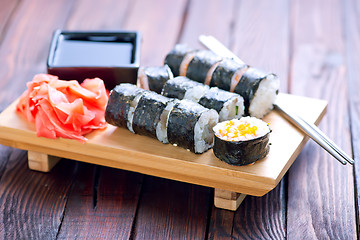 Image showing sushi