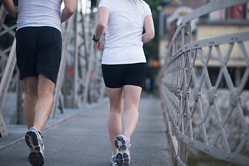 Image showing couple jogging