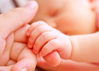 Image showing baby\'s hand