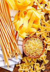 Image showing raw pasta