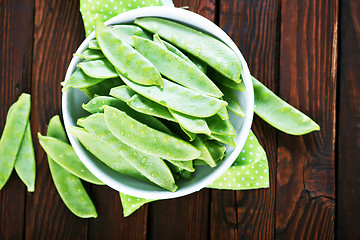 Image showing green peas