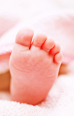 Image showing baby foot