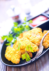 Image showing fried fish