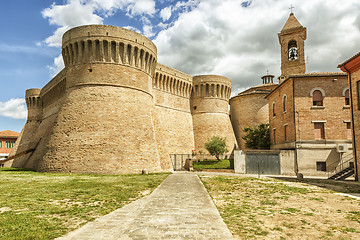 Image showing castle Urbisaglia Marche Italy