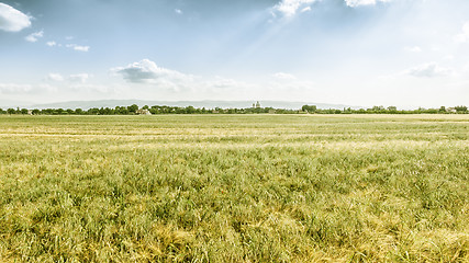 Image showing panoramic view in Italy Umbira near Assisi