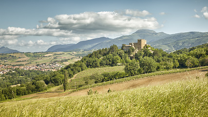 Image showing castle Italy Marche