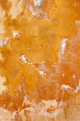 Image showing orange grunge wall background