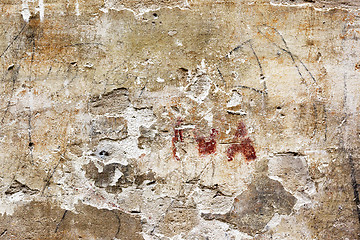 Image showing grunge wall background