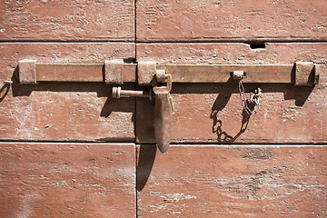 Image showing old rusty lock