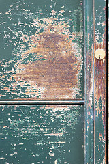 Image showing old painted wooden background