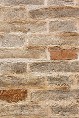 Image showing old brick wall background