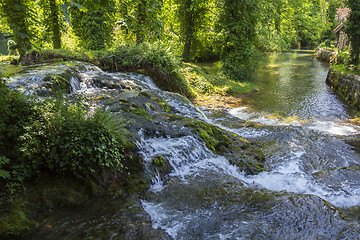 Image showing Rastoke Waterfalls Croatia