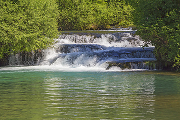 Image showing Rastoke Waterfalls Croatia