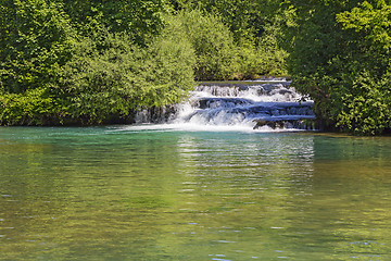 Image showing Rastoke Waterfalls Croatia
