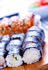 Image showing fresh sushi