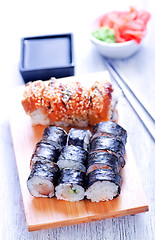 Image showing fresh sushi